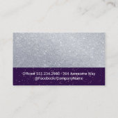 Ooglaesje glitter | Gouden Sparkles Visitekaartje (Achterkant)