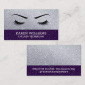 Ooglaesje glitter | Gouden Sparkles Visitekaartje (Voorkant / Achterkant)