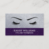 Ooglaesje glitter | Gouden Sparkles Visitekaartje (Voorkant)