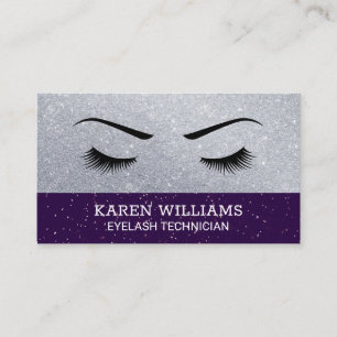 Ooglaesje glitter   Gouden Sparkles Visitekaartje