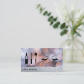 Ooglaesje glitter | Make-upkunstenaar Visitekaartje (Staand voorkant)