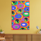 Ooglapje Canvas Afdruk (Insitu (Woonkamer))