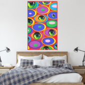 Ooglapje Canvas Afdruk (Insitu (Slaapkamer))