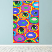 Ooglapje Canvas Afdruk (Insitu (Houten vloer))