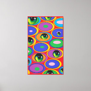 Ooglapje Canvas Afdruk