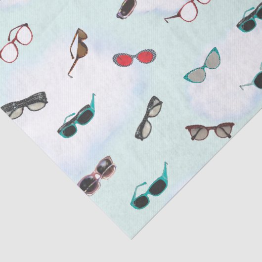 Ooglassen en zonnebrillen Patroon Tissuepapier (Detail)