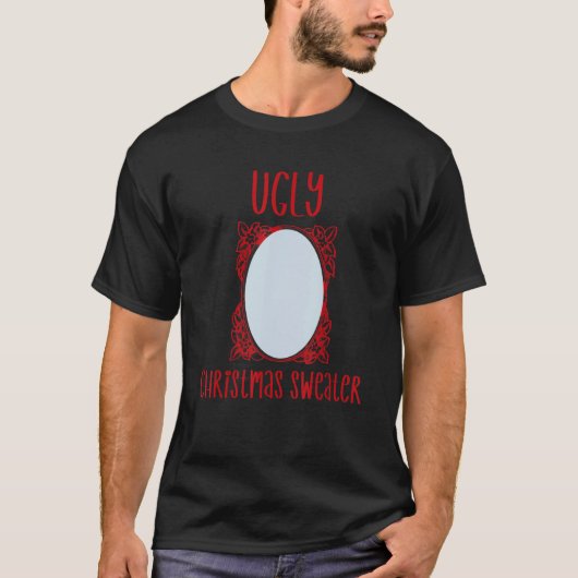 Oogle kerstkeuken met spiegel t-shirt (Voorkant)