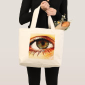 Oogletsel Grote Tote Bag (Voorkant (product))