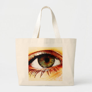 Oogletsel Grote Tote Bag