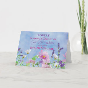 Ooglidoperatie Beterschap Wilde Bloemen Kaart