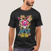 Oogliefde is vreemd Psychedelic Mushroom Weed Tri T-shirt (Voorkant)