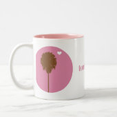 Oogliefde... Tweekleurige Koffiemok (Links)