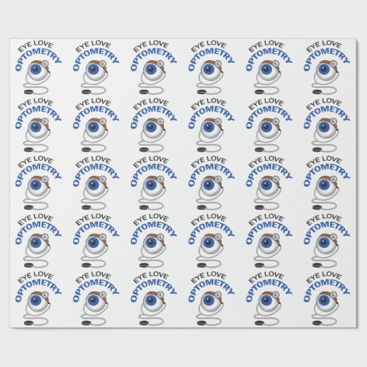 Oogliefdesoptometrie Cadeaupapier (Vlak)