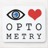 Oogliefdesoptometrie Muismat (Voorkant)