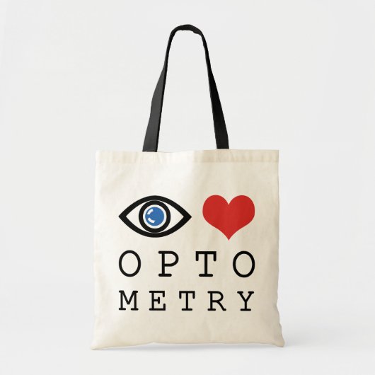 Oogliefdesoptometrie Tote Bag (Voorkant)