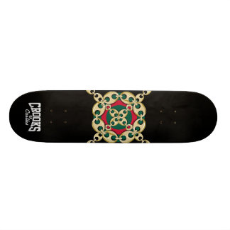 Ooglink Kroaten en Castles Bulls Eye Link (zwart) Persoonlijk Skateboard