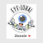 Oogloha Funny Eye Pun Sticker (Vel)