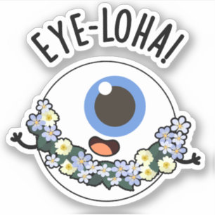 Oogloha Funny Eye Pun Sticker