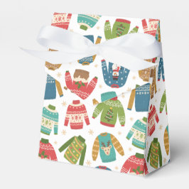 Oogly, maar stoute feestdag met kerstavond bedankdoosjes