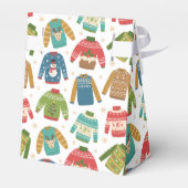 Oogly, maar stoute feestdag met kerstavond bedankdoosjes (Achterkant)