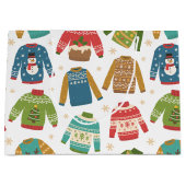 Oogly, maar stoute feestdag met kerstavond groot cadeauzakje (Voorkant)