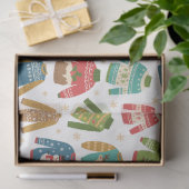 Oogly, maar stoute feestdag met kerstavond tissuepapier (Geschenk)