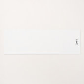 Oogly, maar stoute feestdag met kerstavond yogamat (Achterkant (horizontaal))