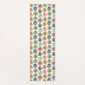 Oogly, maar stoute feestdag met kerstavond yogamat (Voorkant)