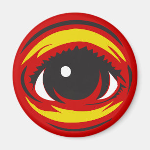 Oogmagneet - Rood Magneet