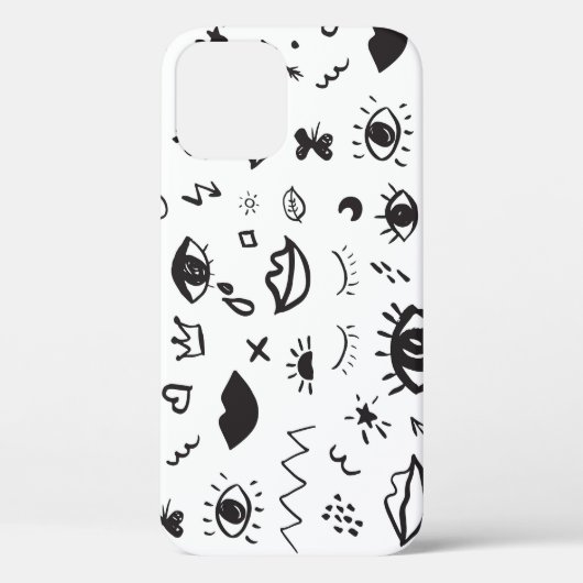Oogmotief: Trendy patroon Case-Mate iPhone Case (Achterkant)