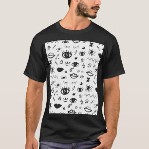 Oogmotief: Trendy  patroon T-shirt