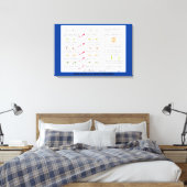 Oogoefeningen op Canvas Afdruk (Insitu (Slaapkamer))