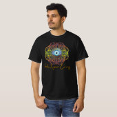 Oogogen Mystical Celestitical Third Eye Energy T-shirt (Voorkant volledig)