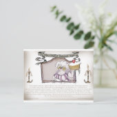 Oogolde originele bakewell-tarte, tonifernandes briefkaart (Staand voorkant)