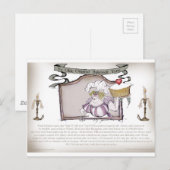 Oogolde originele bakewell-tarte, tonifernandes briefkaart (Voorkant / Achterkant)