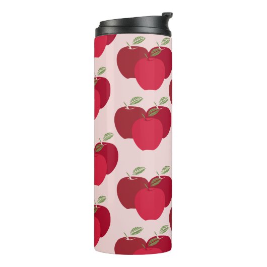 Oogomhulsel Modern Appelpatroon Thermosbeker (Gedraaid links)
