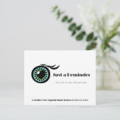 Oogonderzoek Moderne hart iris afspraak herinnerin Briefkaart (Staand voorkant)