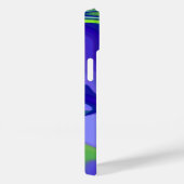 Oogoog, 3D Abstract in groen blauw paars Case-Mate iPhone Case (Achterkant / Rechts)