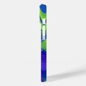 Oogoog, 3D Abstract in groen blauw paars Case-Mate iPhone Case (Achterkant / Links)