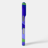 Oogoog, 3D Abstract in groen blauw paars Case-Mate iPhone Case (Achterkant / Rechts)