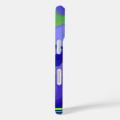 Oogoog, 3D Abstract in groen blauw paars Case-Mate iPhone Case (Achterkant / Rechts)