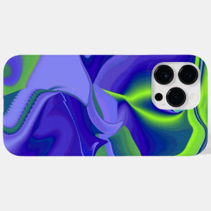Oogoog, 3D Abstract in groen blauw paars Case-Mate iPhone 14 Pro Max Hoesje