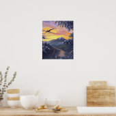 Oogoog aan oog poster (Keuken)