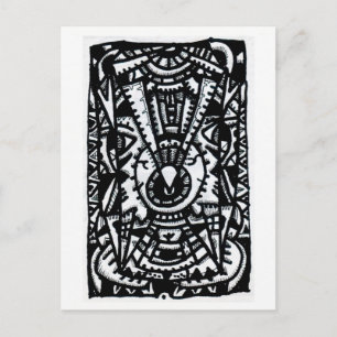 Oogoog door Brian Benson Briefkaart