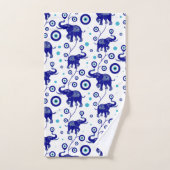 Oogoog Elephant Good Luck amulet patroon Bad Handdoek (Handdoek)