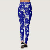 Oogoog Elephant Good Luck amulet patroon Leggings (Achterkant)