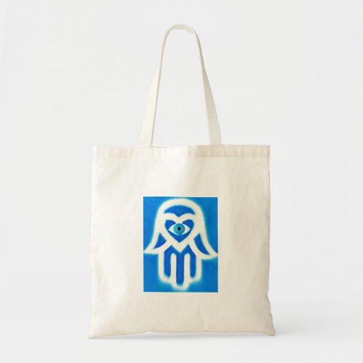 Oogoog/hand van hamsa shopper tote bag (Voorkant)
