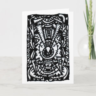 Oogoog. Inkttekening Kaart