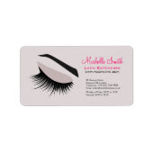 Oogoog met lange Flash-vergrotingen Etiket (Voorkant)