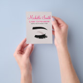 Oogoog met lange Flash-vergrotingen Flyer (Hand)